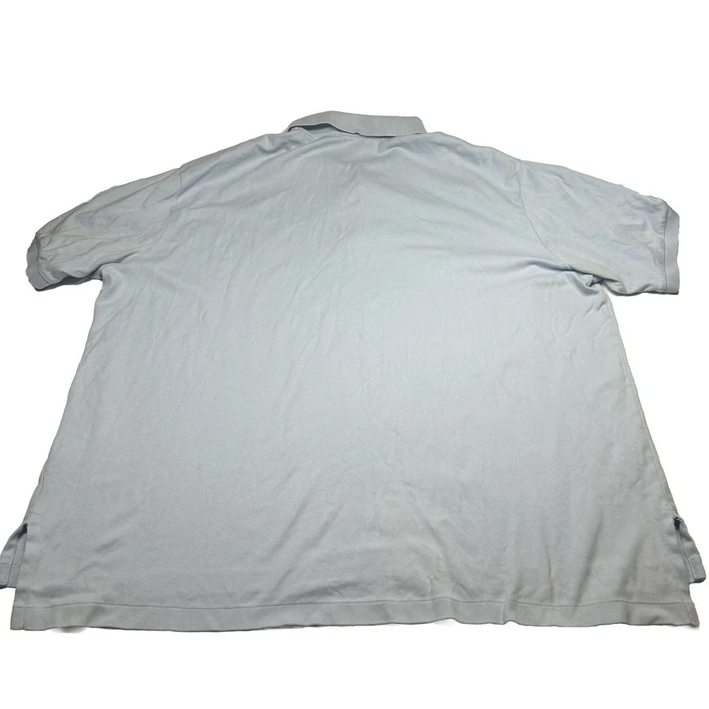 Ralph Lauren Polo Shirt Men's 3XB Blue Short Sleeve Pony‎ Classic *SPOTS/HOLE
